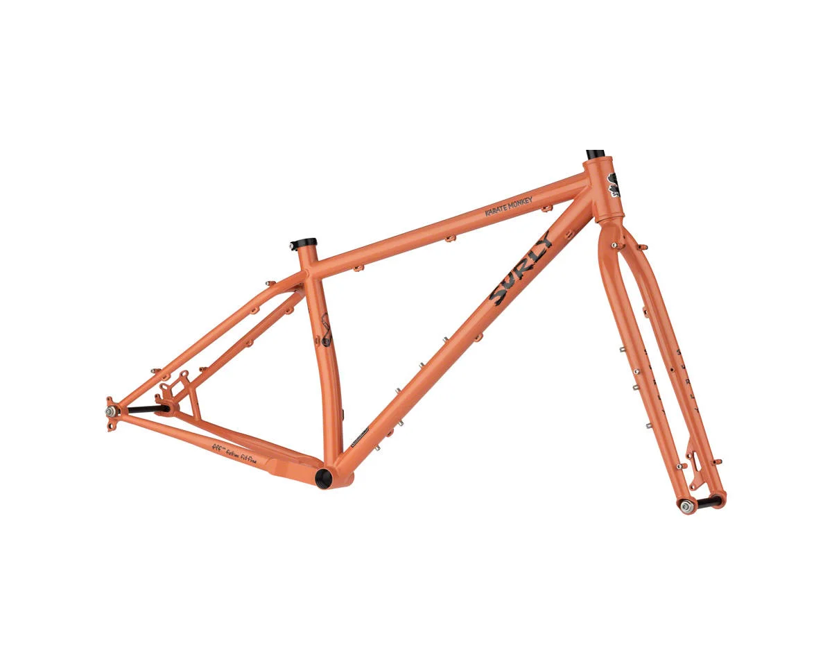 Surly Karate Monkey Steel MTB Frameset (Peach Salmon Sundae) (XL)